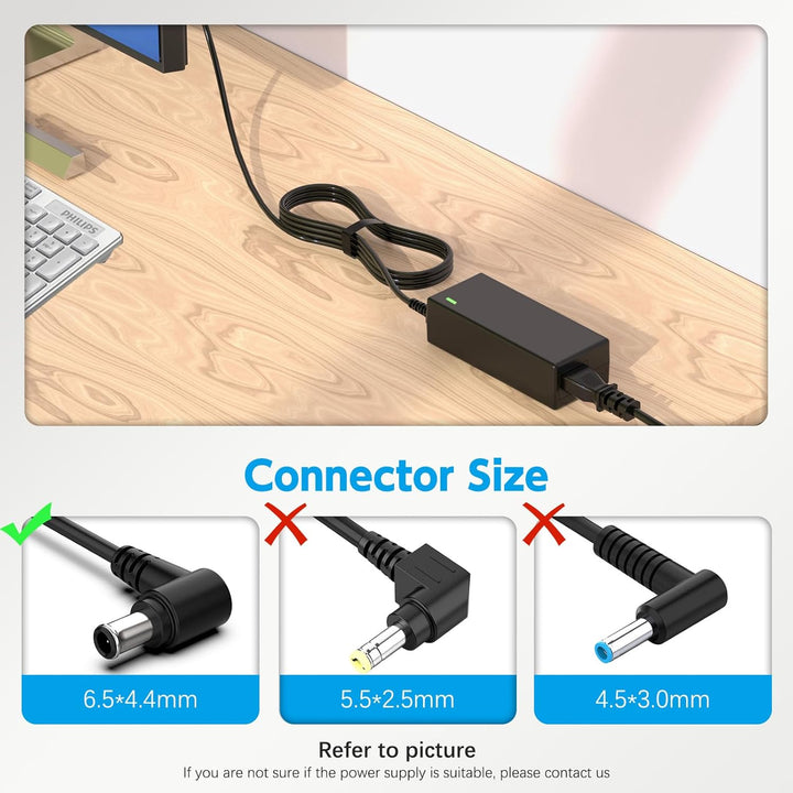 DC 14V Power Cord for Samsung 15" 17" 18" 19" 20" 22" 23" 24" 27" 28" 29" 32" Monitor, Samsung SyncMaster CF390 S27D360H C24F390FHN P2770 S22A350H S22D300HY Screen TFT LED LCD Monitor Power Supply - Just Closeouts Canada Inc.