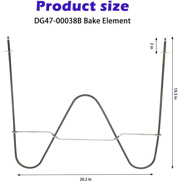 DG47 - 00038B Oven Bake Element Parts, Compatible With Samsung Oven - Just Closeouts Canada Inc.
