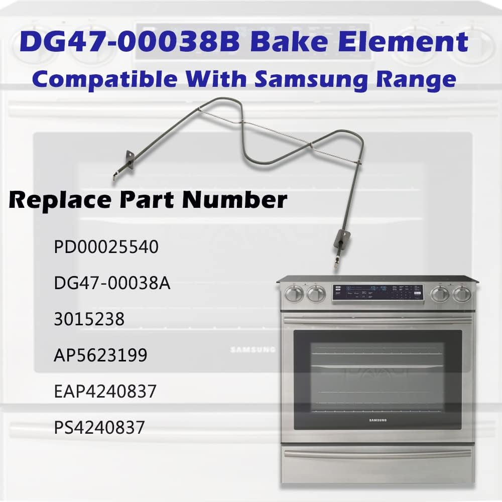 DG47 - 00038B Oven Bake Element Parts, Compatible With Samsung Oven - Just Closeouts Canada Inc.