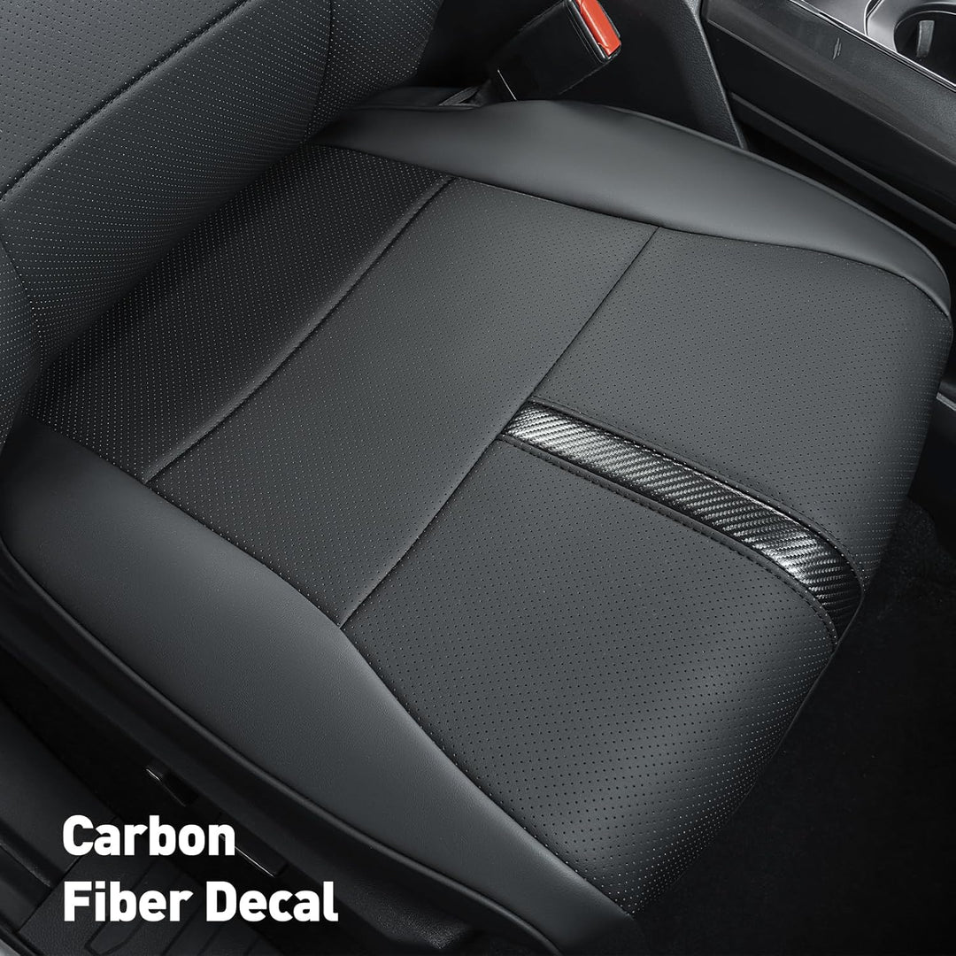 DiffCar for Ford F150 Seat Covers 2021 2022 2023 2024 2025,Full Set Leather Waterproof Black Trucks Pickup Seat Covers Custom Fit for Ford F150 Accessories,Car Seat Cover for SuperCrew/CrewCab(XL,XLT) - Just Closeouts Canada Inc.