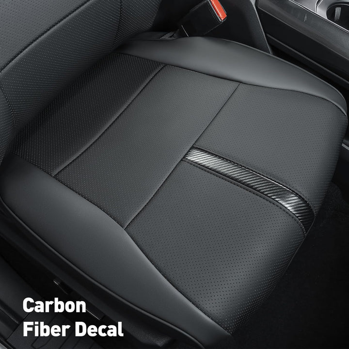 DiffCar for Ford F150 Seat Covers 2021 2022 2023 2024 2025,Full Set Leather Waterproof Black Trucks Pickup Seat Covers Custom Fit for Ford F150 Accessories,Car Seat Cover for SuperCrew/CrewCab(XL,XLT) - Just Closeouts Canada Inc.