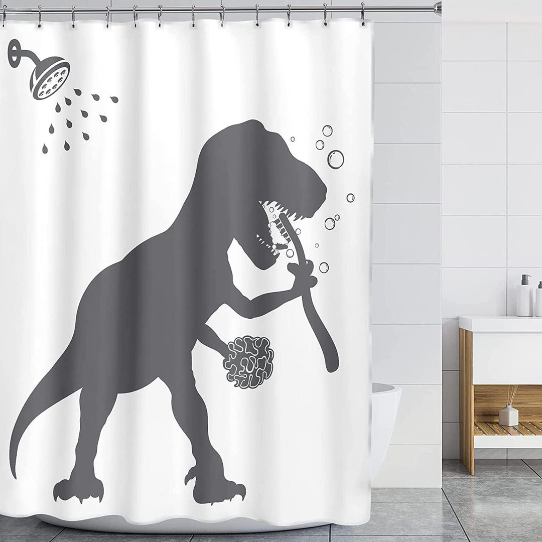 Dinosaur Shower Curtain, 72"X72 - Just Closeouts Canada Inc.