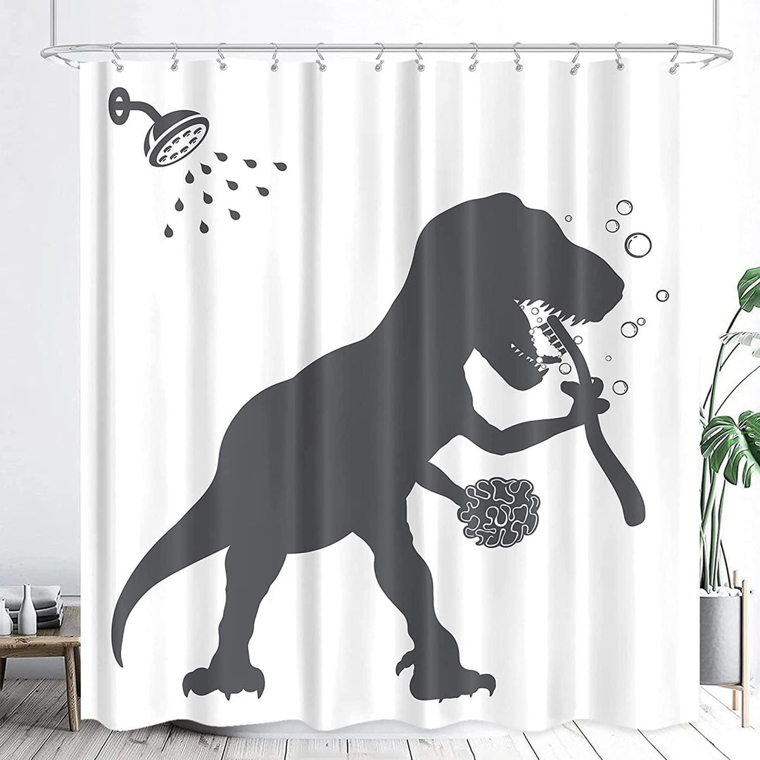 Dinosaur Shower Curtain, 72"X72 - Just Closeouts Canada Inc.