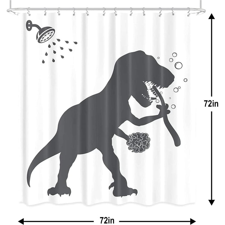 Dinosaur Shower Curtain, 72"X72 - Just Closeouts Canada Inc.