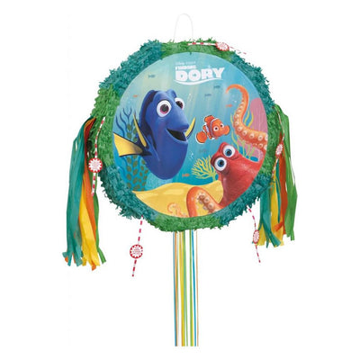 Disney Finding Dory Drum Pull String Pinata - Just Closeouts Canada Inc.011179661824