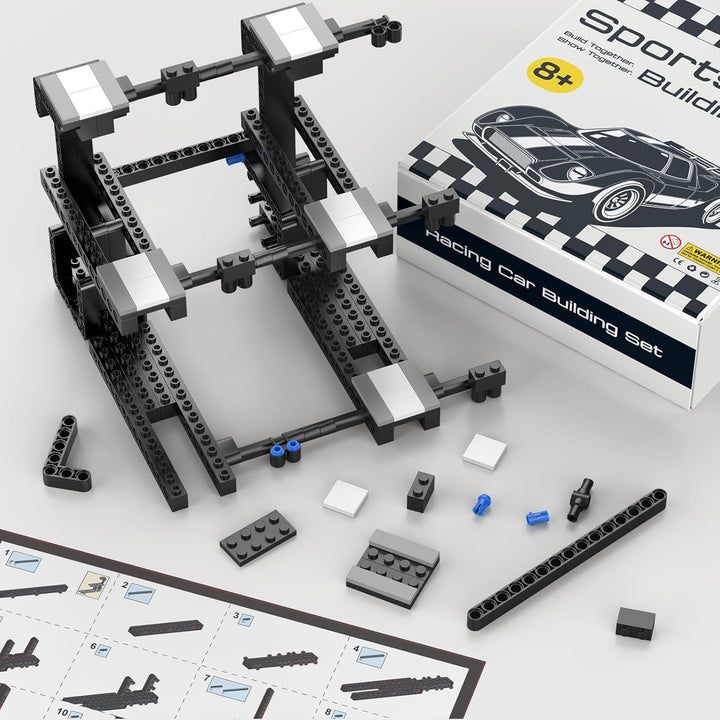 Display Stand for Lego Speed Champion Cars, 3 - Layer Display Stand Building Set Holds 6 Cars & Drivers, Compatible with 76917, 76908, 76918, 76915, 76914, 76907, 76901, 76902 & More - Just Closeouts Canada Inc.X004VAPODJ