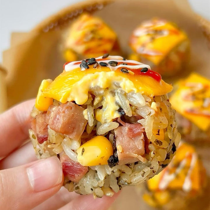 DIY Rice Ball Mold Filling Meat Making Machine Kitchen Tools Non - Plastic Easy to wash, Multi - Purpose Kitchen Meatballs, Reusable Rice Ball Sushi Mold - Just Closeouts Canada Inc.