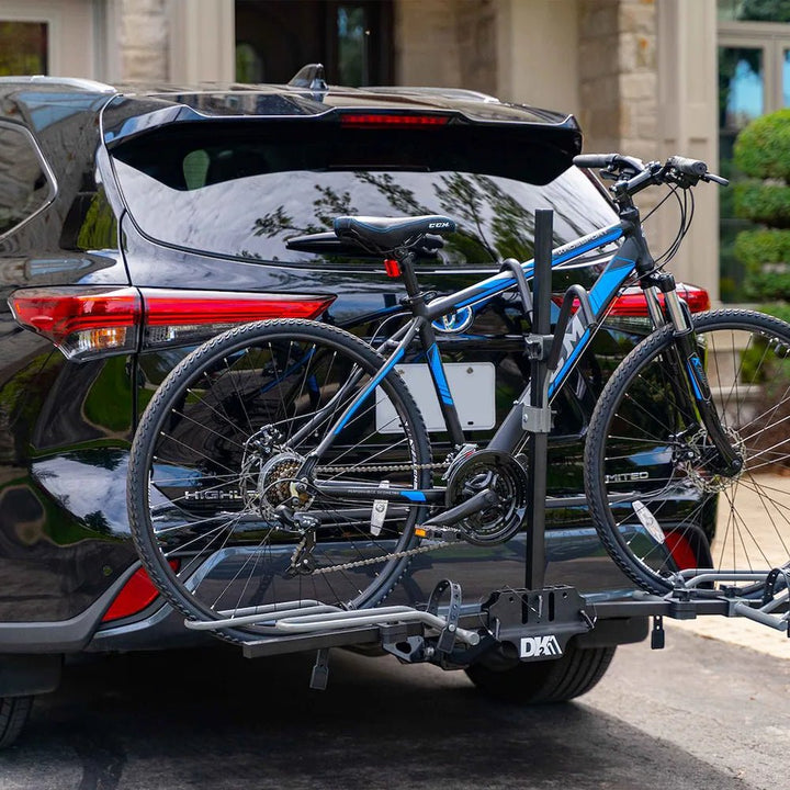 DK2 Hitch Mounted Bike Carrier for up to 2 Bicycles - Steel - 40 - in x 10.5 - in x 5.5 - in - BCR590 - Just Closeouts Canada Inc.