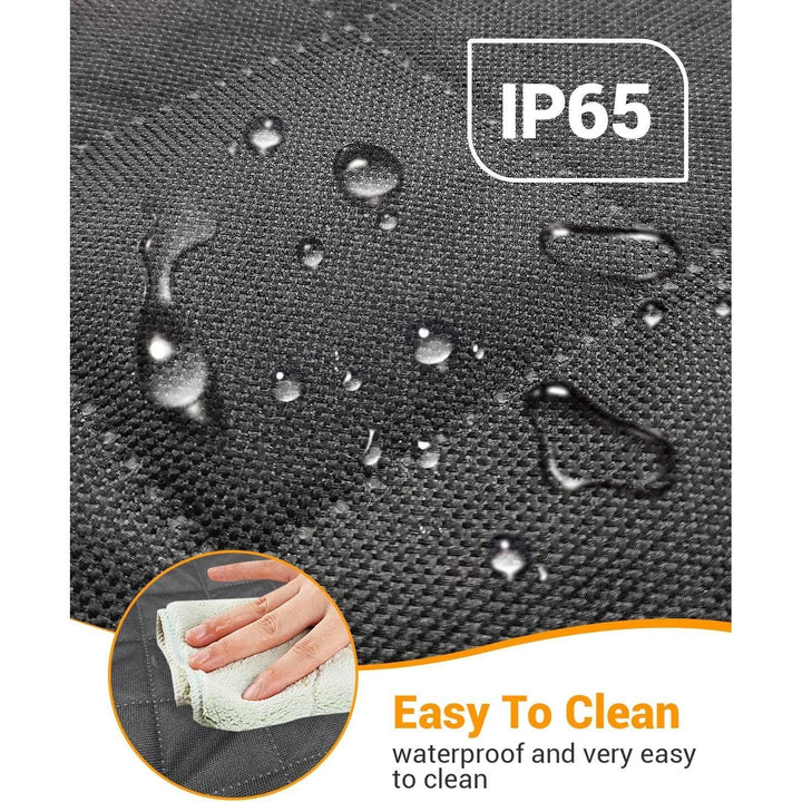 Dog Car Seat Cover, 600D Waterproof Bench Rear Seat Cover Nonslip Dog Hammock Anti - Scratch Rear Seat Protector for Pet with Mesh Viewing Window for Car SUV Truck (137 x 147cm) - Just Closeouts Canada Inc.X004GRM7OV