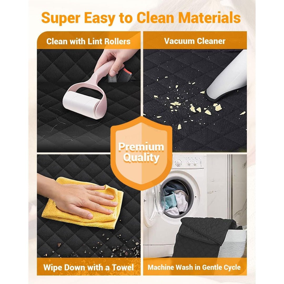 Dog Car Seat Cover, 600D Waterproof Bench Rear Seat Cover Nonslip Dog Hammock Anti - Scratch Rear Seat Protector for Pet with Mesh Viewing Window for Car SUV Truck (137 x 147cm) - Just Closeouts Canada Inc.X004GRM7OV