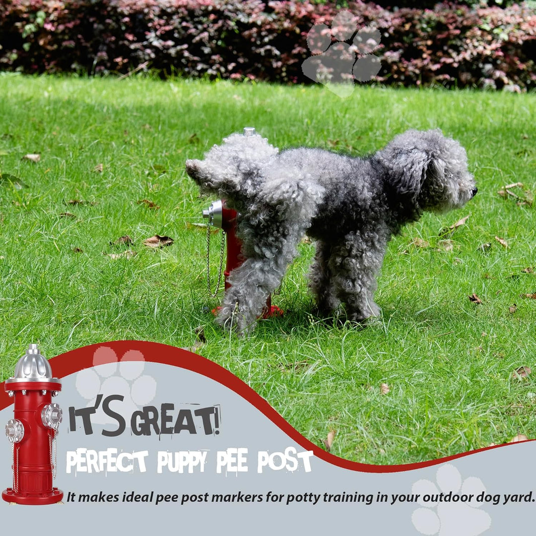 Dog Fire Hydrant Pee Post, Puppy Pee Post Training Statue, Indoor Outdoor Fire Hydrant Decor Figurines for Yard Art Garden Lawn, Gift for Fireman (14.5 inch) - Just Closeouts Canada Inc.