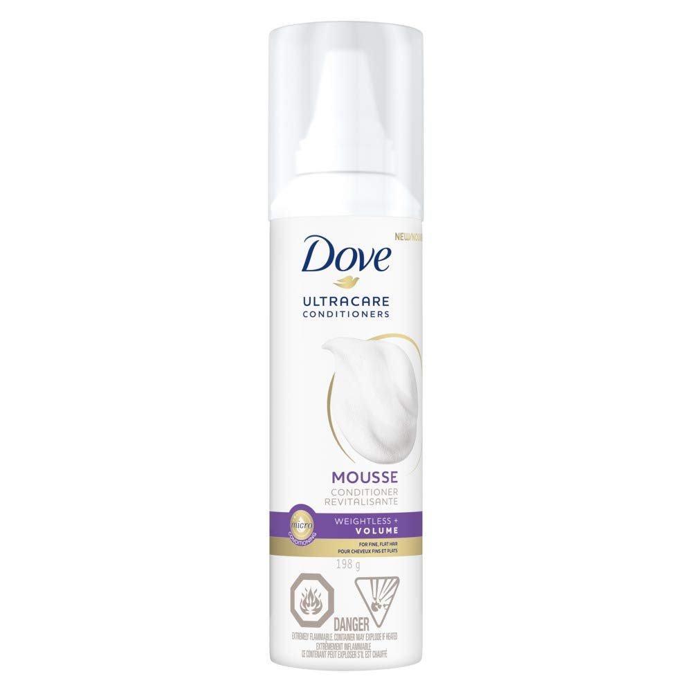 Dove UltraCare Conditioner Foam Weightless Volume, 198g - Just Closeouts Canada Inc.