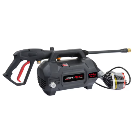 Legend Force 1700 PSI 1.2 GPM Corded Pressure Washer