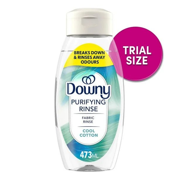 Downy Purifying Rinse Laundry Odour Remover, Cool Cotton Scent, Fabric Softener and Laundry Odour Removal Rinse, Fights Odours at the source, HE Compatible, 473ml - Just Closeouts Canada Inc.030772141823