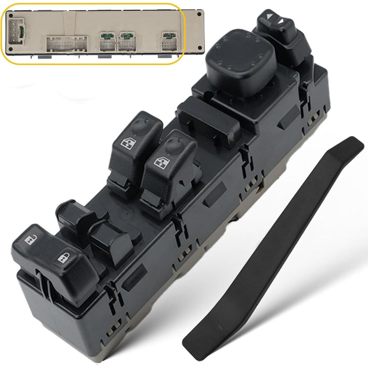 Driver Side Power Master Window Switch | Compatible with Chevy, GMC Vehicles - 2003 - 2007 - Silverado Sierra 1500 2500 3500 HD Classic | Replaces 920 - 023, DWS - 226, 15883318 - Just Closeouts Canada Inc.