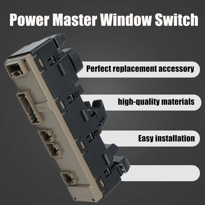 Driver Side Power Master Window Switch | Compatible with Chevy, GMC Vehicles - 2003 - 2007 - Silverado Sierra 1500 2500 3500 HD Classic | Replaces 920 - 023, DWS - 226, 15883318 - Just Closeouts Canada Inc.
