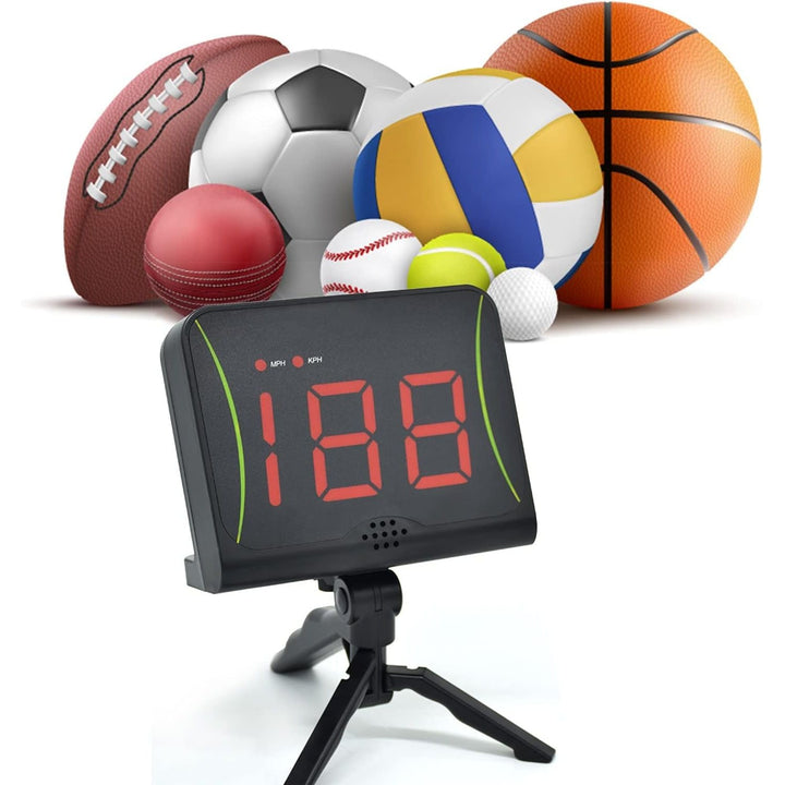 DRM Hands - Free Multi - Sports Radar Gun for Baseball/Lacrosse/Soccer/Tennis/Golf, Speed Measurement Device, Training Equipment - Just Closeouts Canada Inc.