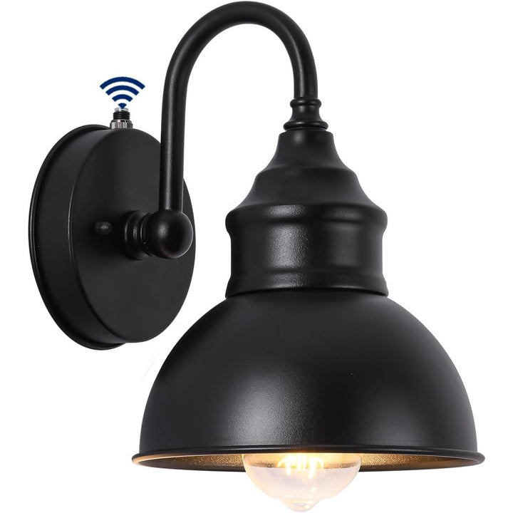 Dusk to Dawn Outdoor Barn Gooseneck Lights, Classic Small Exterior Farmhouse Barn Lights, Waterproof and Rust Resistant Exterior Light Fixtures, Porch Gooseneck Lights, Garage Outdoor Lighting. - Just Closeouts Canada Inc.