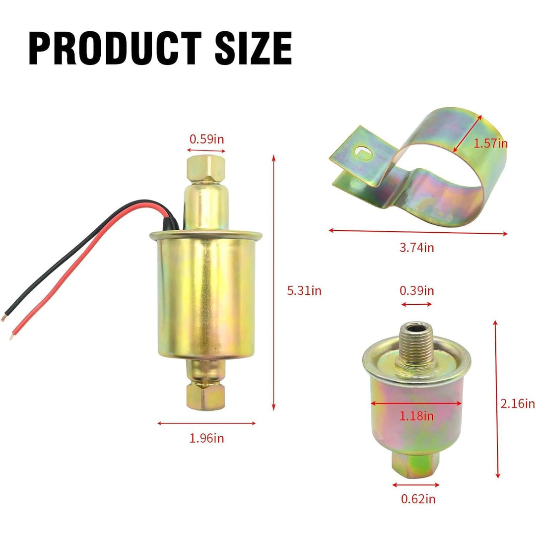 E8012S Electric Fuel Pump Kit – 12V, 4–7 PSI - Just Closeouts Canada Inc.