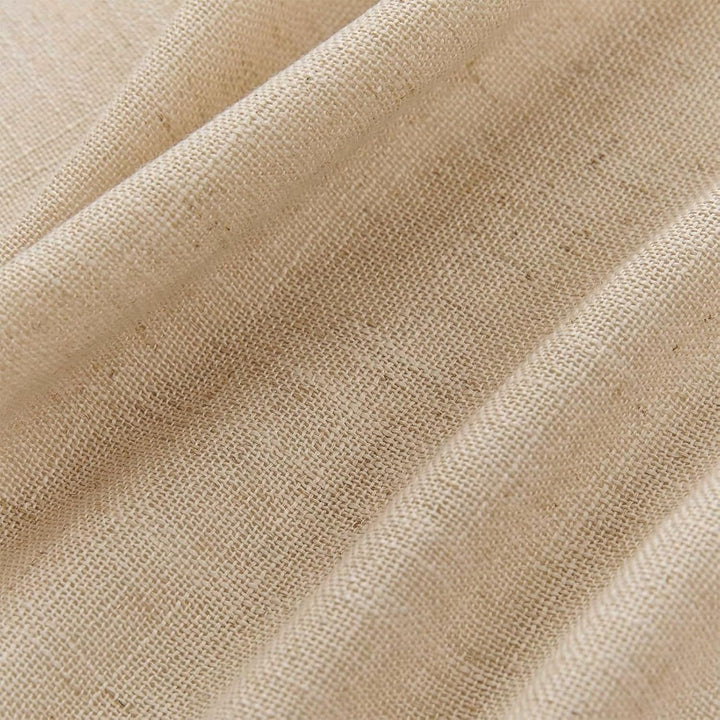Ecru Semi-Sheer Pleated Curtains, 2 Panels, 52 x 108 in - Just Closeouts Canada Inc.X00447B929