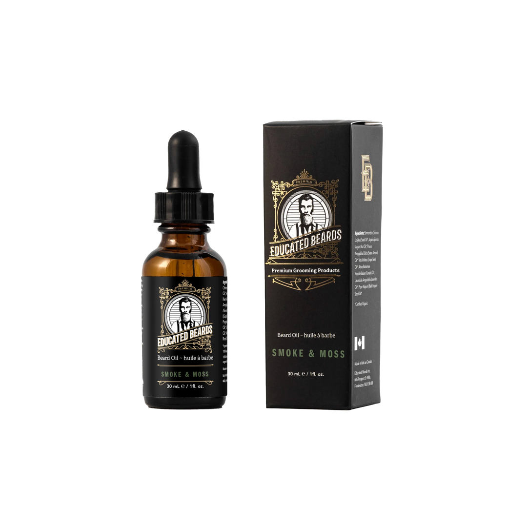Educated Beards Smoke & Moss Beard Oil, 30ml - Just Closeouts Canada Inc.628504027608