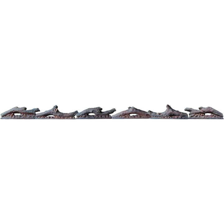 Electric Fireplace Wall Fireplace Recessed Electric Fireplace Fake Fireplace Logs Synthetic Resin Decoration Electric Transparent Logs Flame Suitable for 60" Electric Fireplaces 6Pieces - Just Closeouts Canada Inc.