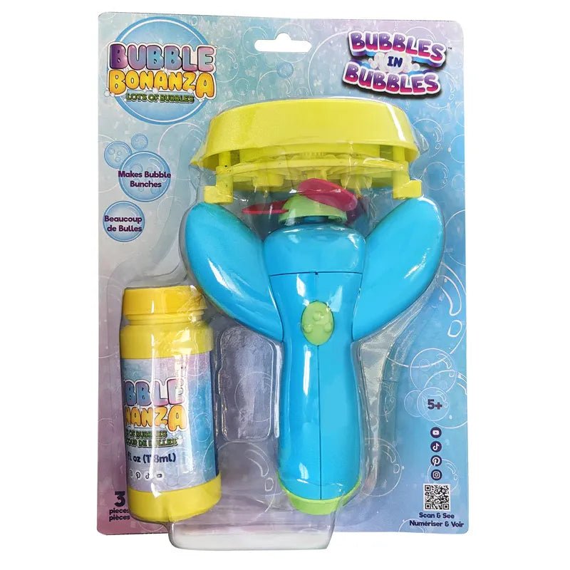 Electronic Bubble Machine for Kids | Bubble - in - Bubble, 4 oz Solution Included, B306 - Just Closeouts Canada Inc.4897112323068