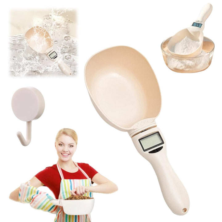 Electronic Measuring Spoon, Digital Measuring Spoon with Conversion, 800g/1g High Precision with LCD Screen, Household Weighing Scoop for Cooking Baking Pet Food (1Pc) - Just Closeouts Canada Inc.X004YXVJEB