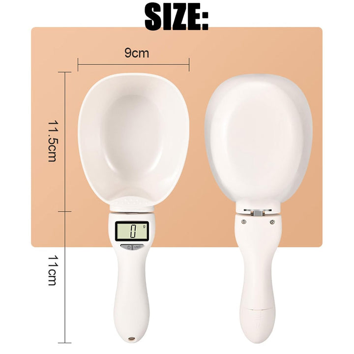 Electronic Measuring Spoon, Digital Measuring Spoon with Conversion, 800g/1g High Precision with LCD Screen, Household Weighing Scoop for Cooking Baking Pet Food (1Pc) - Just Closeouts Canada Inc.X004YXVJEB