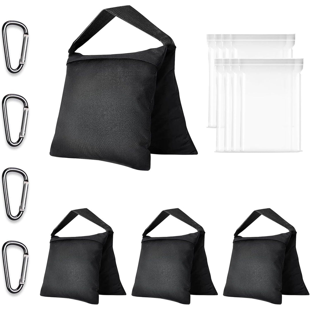 EMART Heavy Duty Sandbag Photo Studio Weight Bag Saddlebag Design for Photography Support Light Stand Tripod, Outdoor Patio, Sports, Shooting Sets, Film Scenes, Live Productions - 4 Packs - Just Closeouts Canada Inc.