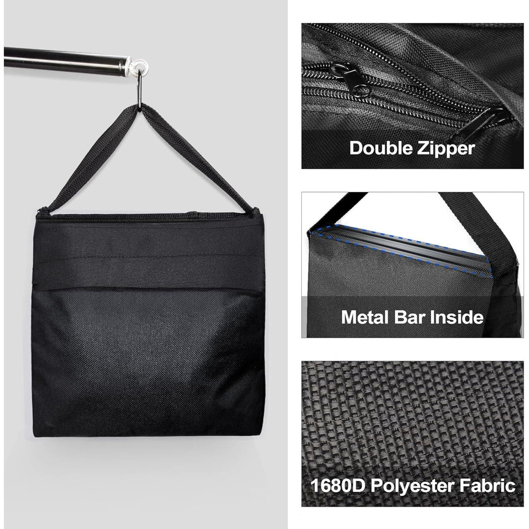 EMART Heavy Duty Sandbag Photo Studio Weight Bag Saddlebag Design for Photography Support Light Stand Tripod, Outdoor Patio, Sports, Shooting Sets, Film Scenes, Live Productions - 4 Packs - Just Closeouts Canada Inc.