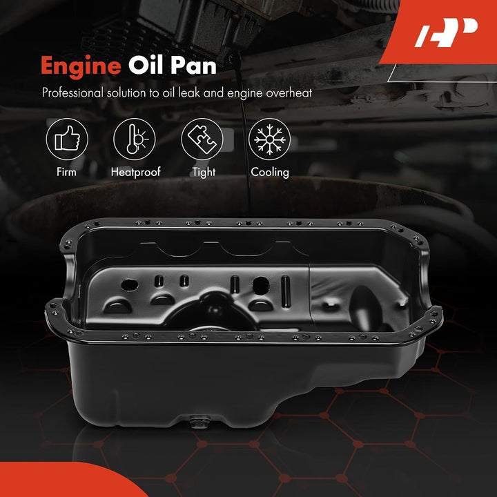 Engine Oil Pan with Drain Plug – Civic / Civic del Sol, 1.6L D16Y7 - Just Closeouts Canada Inc.