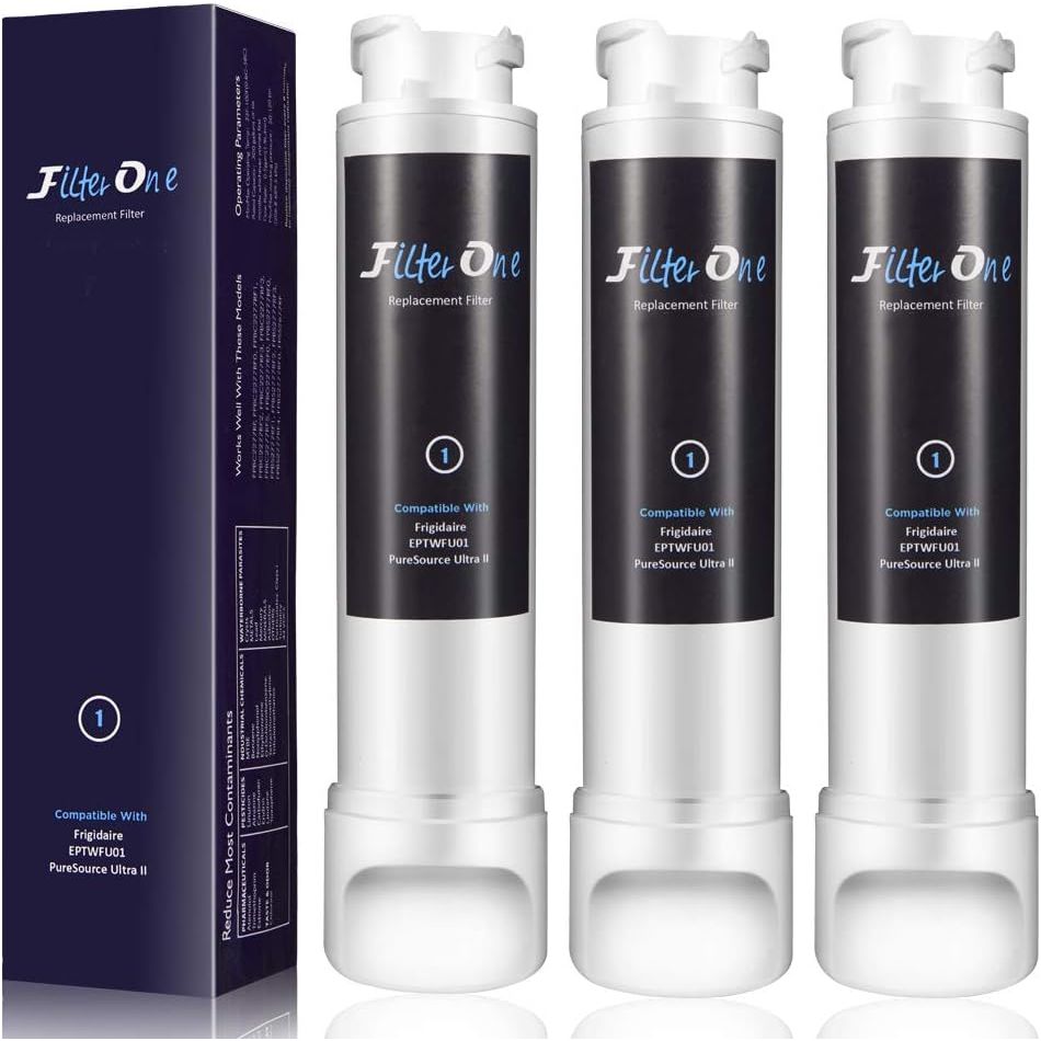 EPTWFU01 Refrigerator Water Filter Puresource Ultra II - Replacement compatible for fridge Frigidaire Pure Source ultra II, FPBC2277RF FPBG2277RF FGHB2868TP FFHD2250TD FGSC2335TF FGSC2335TD LGHD2369TF FPBS2777RF - Just Closeouts Canada Inc.