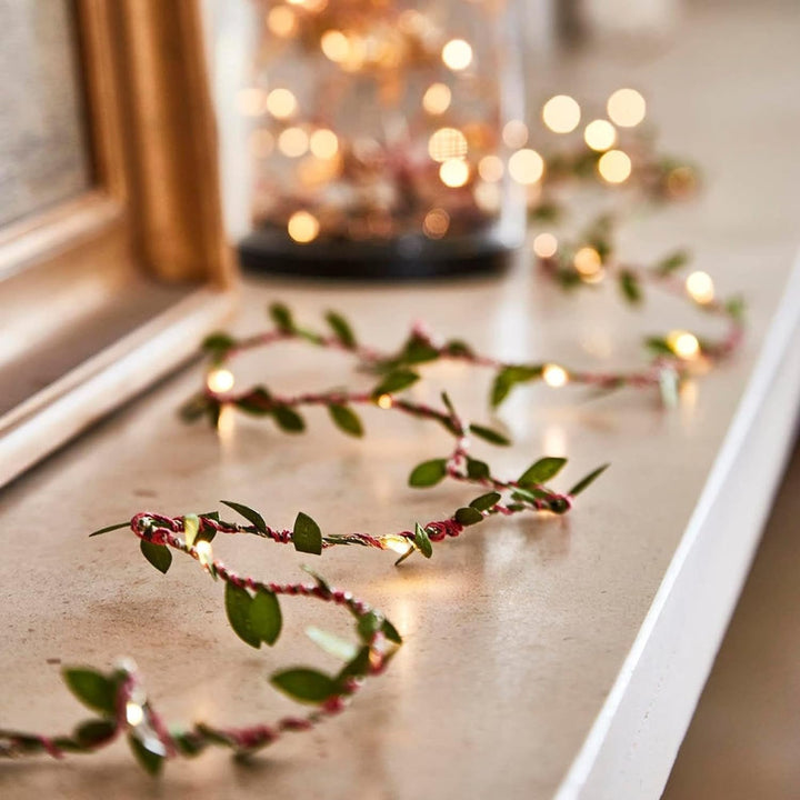 EShing Fairy Lights with Vines, USB Powered 33ft 100LED String Lights with 33ft Artificial Green Leaf Garland for Wall DIY Craft Party Wedding Home Decor (Warm) - Just Closeouts Canada Inc.