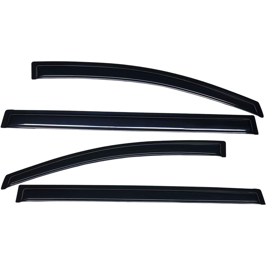 Extra Durable Outside - Mount Auto Vent Window Visor, Fits 2011 - 2020 Toyota Sienna, UV Protection Rain Guard, Original Wind Deflector, No - Drill Easy Install, Dark Smoke, 4 - Pcs - Just Closeouts Canada Inc.X0026V67XB