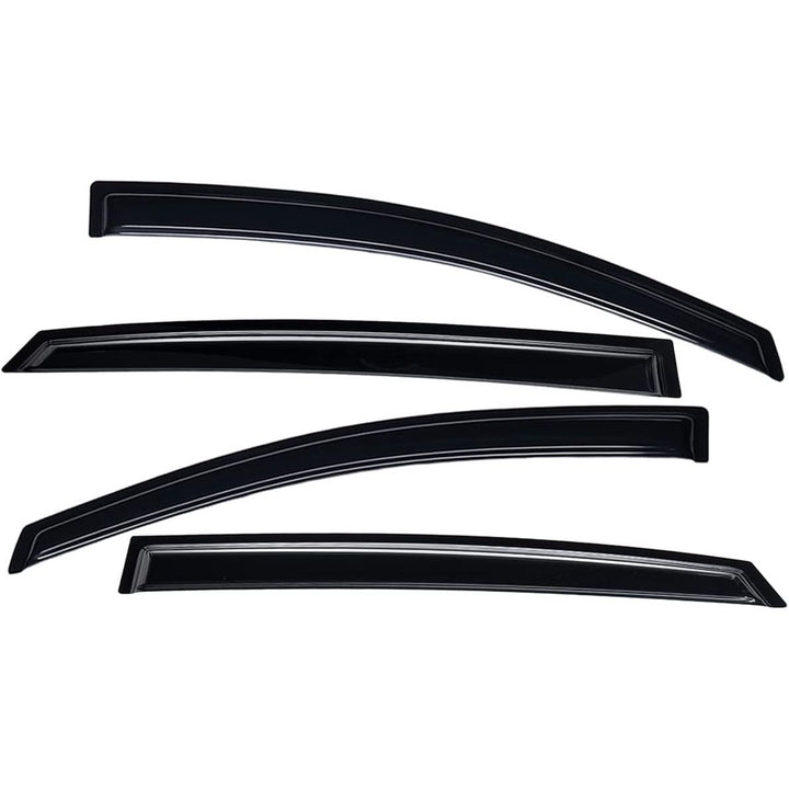 Extra Durable Outside - Mount Auto Vent Window Visor, Fits 2013 - 2015 Subaru XV CrossTrek, 2016 - 2017 CrossTrek, 2012 - 2016 Impreza Hatchback, Original Wind Deflector Rain Guard, Smoke, 4 - Pcs - Just Closeouts Canada Inc.X003Q8U17L