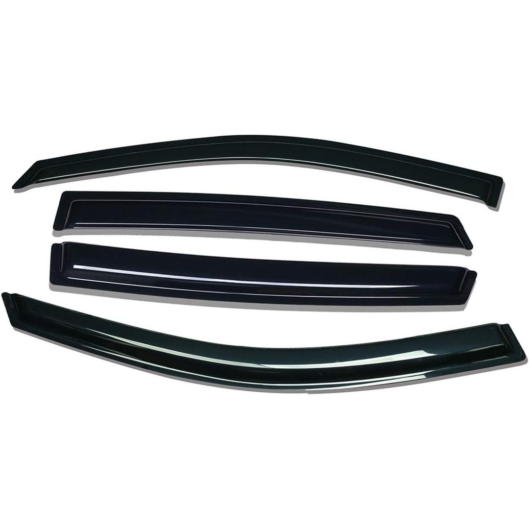 Extra Durable Outside Mount Auto Vent Window Visor, Fits 2015 - 2019 Subaru Outback, UV Protection Rain Guard, Original Wind Deflector, No - Drill Easy Install, Dark Smoke, 4 - Pcs - Just Closeouts Canada Inc.X00294T8EZ