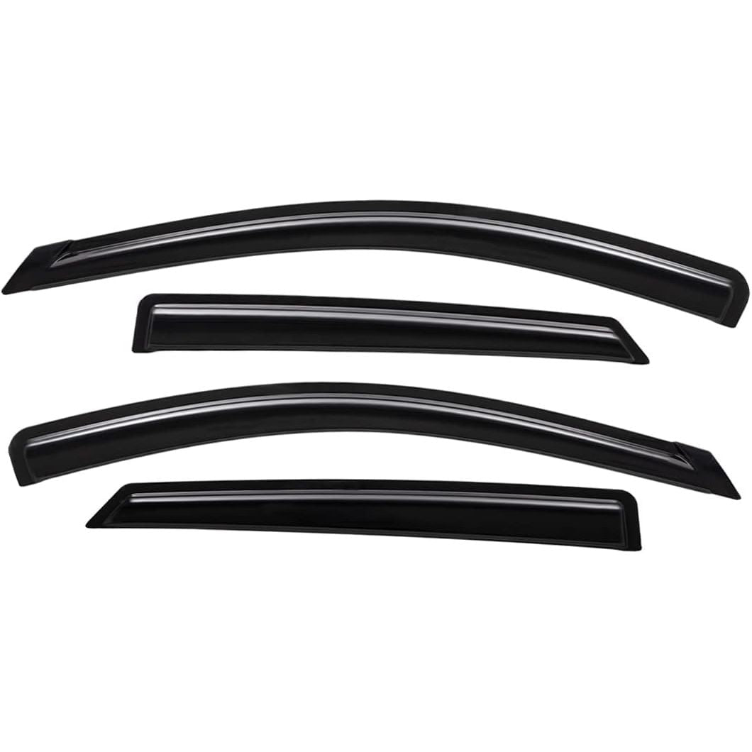 Extra Durable Outside - Mount Auto Vent Window Visor, Fits 2016 - 2021 Hyundai Tucson, UV Protection Rain Guard, Original Wind Deflector, No - Drill Easy Install, Dark Smoke, 4 - Pcs - Just Closeouts Canada Inc.X003Q8NGAP