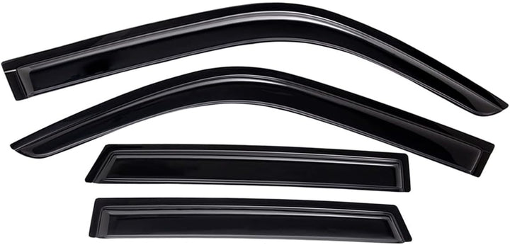 Extra Durable Outside - Mount Auto Vent Window Visor, Fits 2021 - 2025 Ford Bronco Sport, UV Protection Rain Guard, Original Wind Deflector, No - Drill Easy Install, Dark Smoke, 4 - Pcs - Just Closeouts Canada Inc.X003AVYY3L