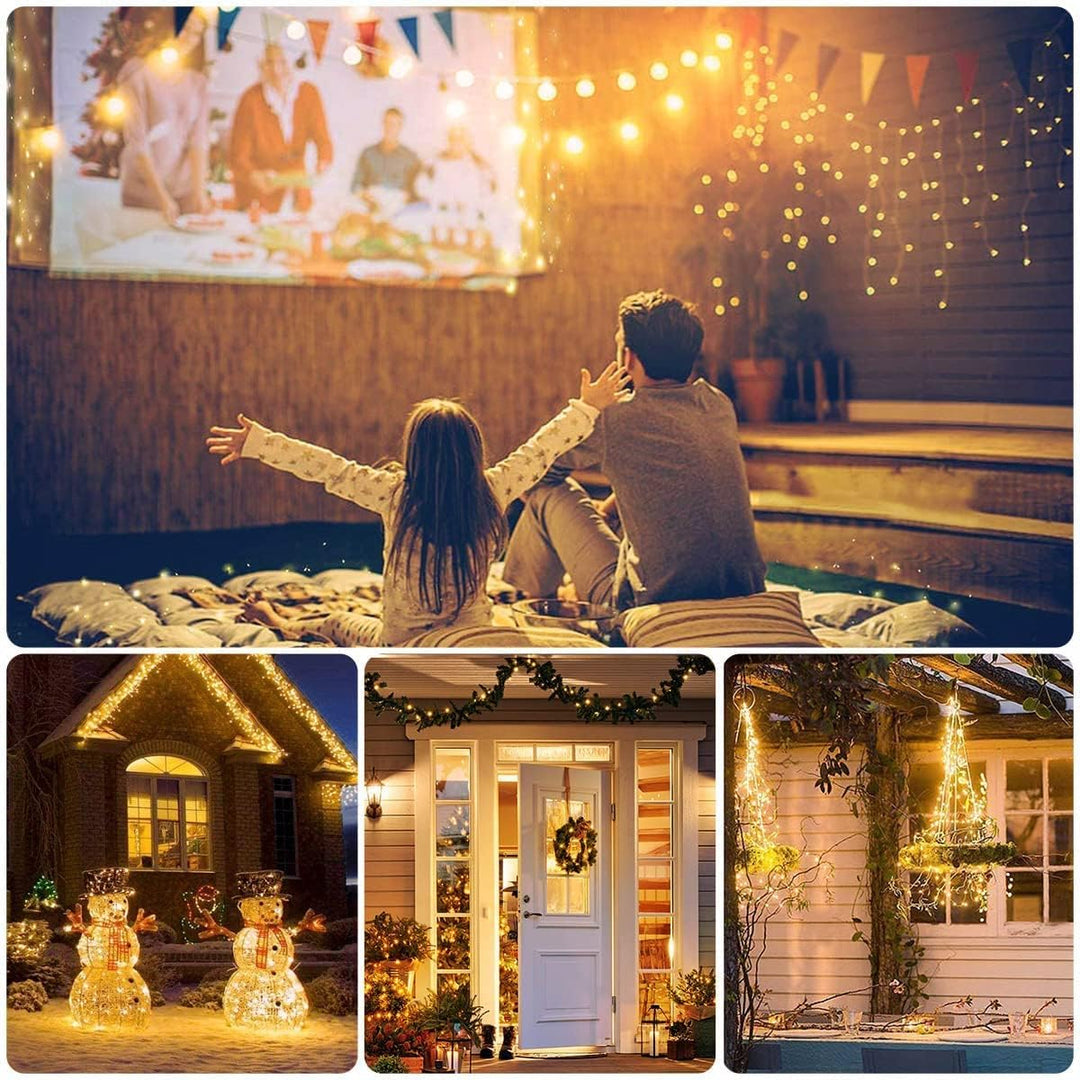 Fairy Lights Plug in, EShing 100LEDs 33Ft String Lights with Power Adapter, UL - Listed Waterproof Decorative Firefly Lights for Wedding Party Backdrop Canopy Tapestry Gazebo Indoor Outdoor Decorations - Just Closeouts Canada Inc.