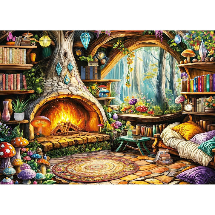 Fairy Tale Tree Hollow 1000-Piece Jigsaw Puzzle - Just Closeouts Canada Inc.X004MMOE91