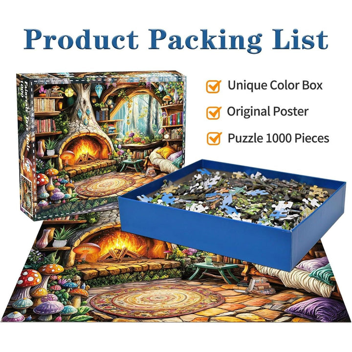 Fairy Tale Tree Hollow 1000-Piece Jigsaw Puzzle - Just Closeouts Canada Inc.X004MMOE91