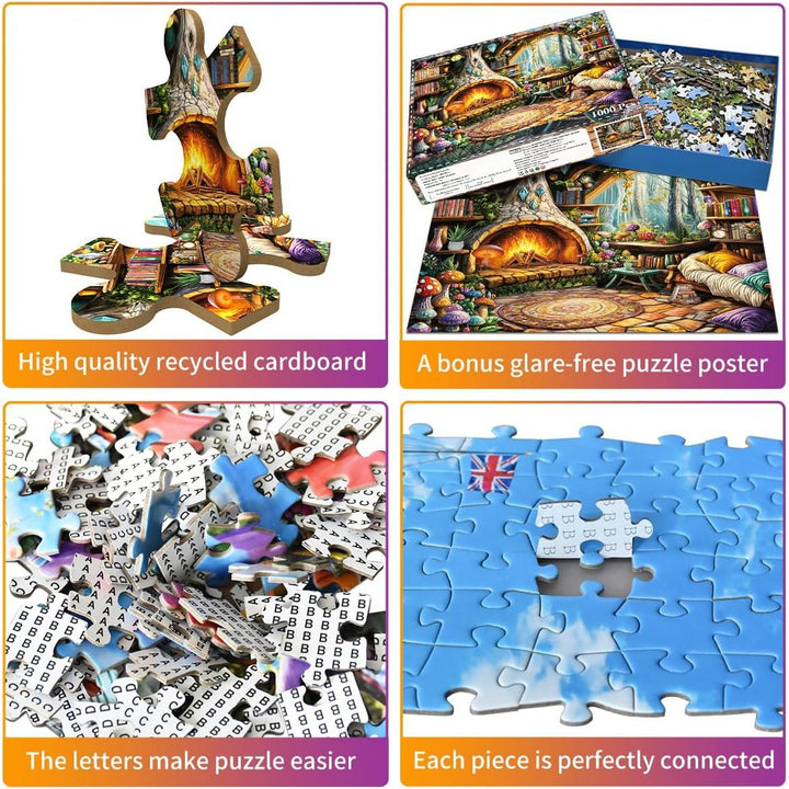 Fairy Tale Tree Hollow 1000-Piece Jigsaw Puzzle - Just Closeouts Canada Inc.X004MMOE91