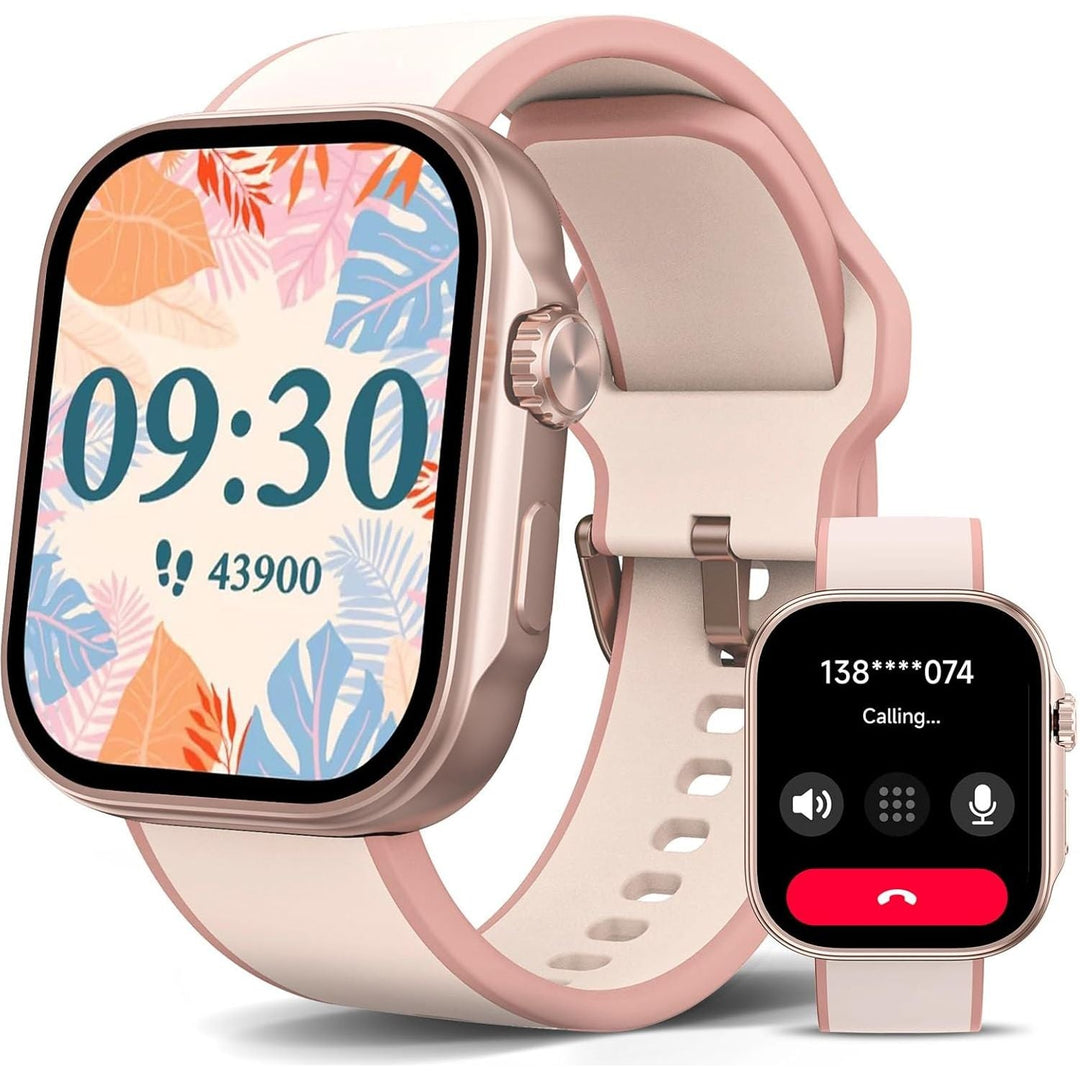 Faweio Smart Watch for Men/Women, Alexa Built - in Smartwatch (PINK LINE) - Just Closeouts Canada Inc.