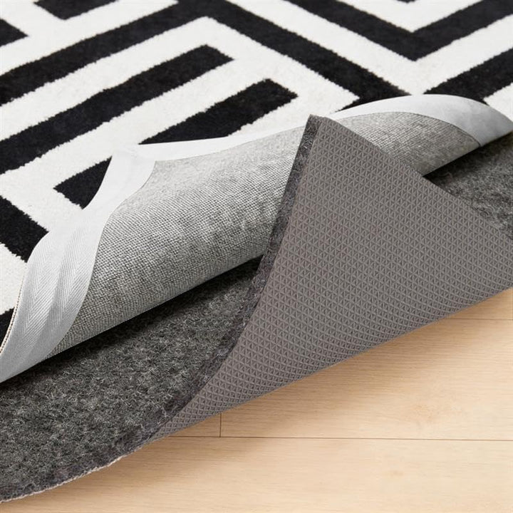 Felt and Natural Rubber Rug Pad, 1/8” Thick, 2x4 FT Protective Padding for Under Area Rugs, Cushioned Gripper Pads for Carpet, Runners, Hardwood Floors Protection, Slip Skid Resistant - Just Closeouts Canada Inc.