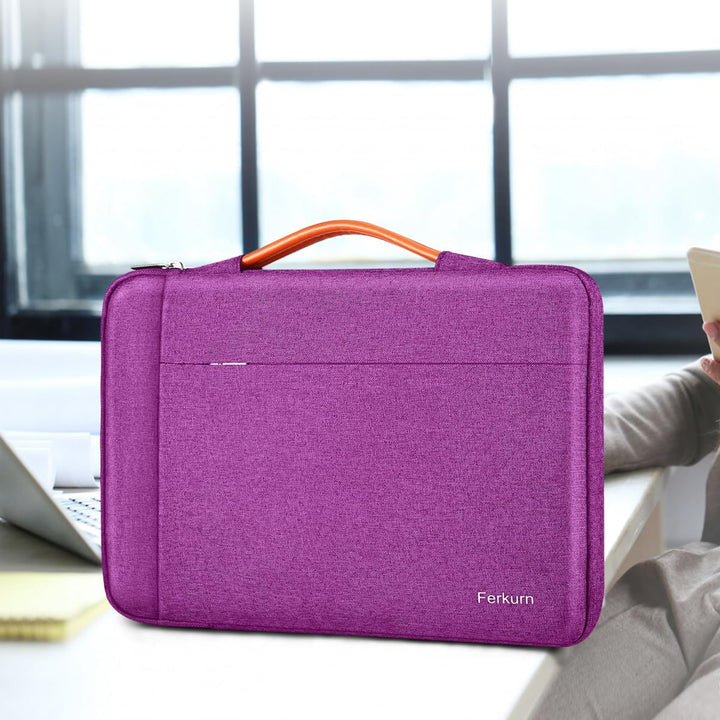 Ferkurn Laptop Case Sleeve Cover Chromebook Case Compatible with MacBook Air/Pro, ipad, Surface Pro, Acer, HP, Dell, ASUS, Lenovo, Waterproof Laptop Case for Men Women, Purple, 11.6 inch - Just Closeouts Canada Inc.