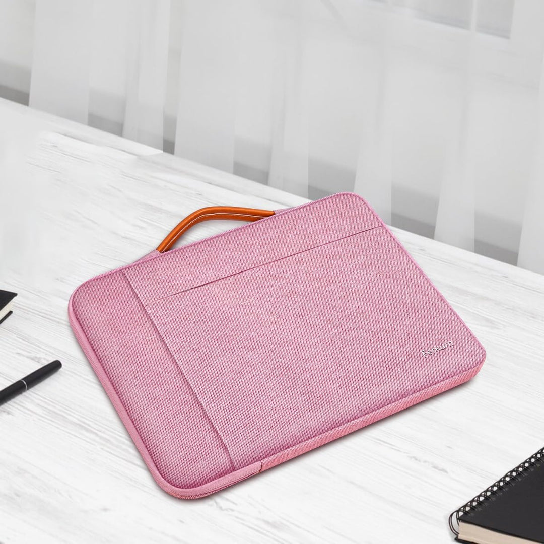 Ferkurn Laptop Case Sleeve Cover Chromebook Case Compatible with MacBook Air/Pro, ipad, Surface Pro, Acer, HP, Dell, ASUS, Lenovo, Waterproof Laptop Case for Men Women, Pink, 11.6 inch - Just Closeouts Canada Inc.