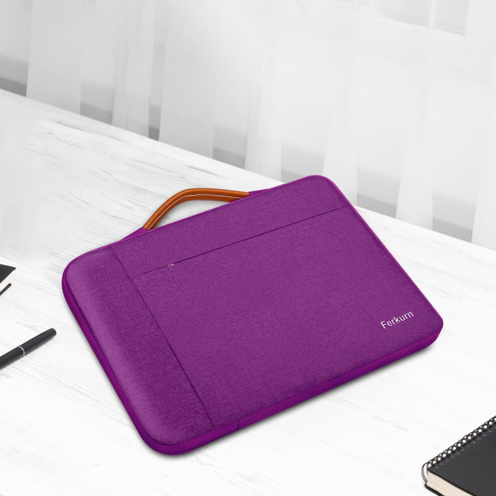 Ferkurn Laptop Case Sleeve Cover Chromebook Case Compatible with MacBook Air/Pro, ipad, Surface Pro, Acer, HP, Dell, ASUS, Lenovo, Waterproof Laptop Case for Men Women, Purple, 11.6 inch - Just Closeouts Canada Inc.