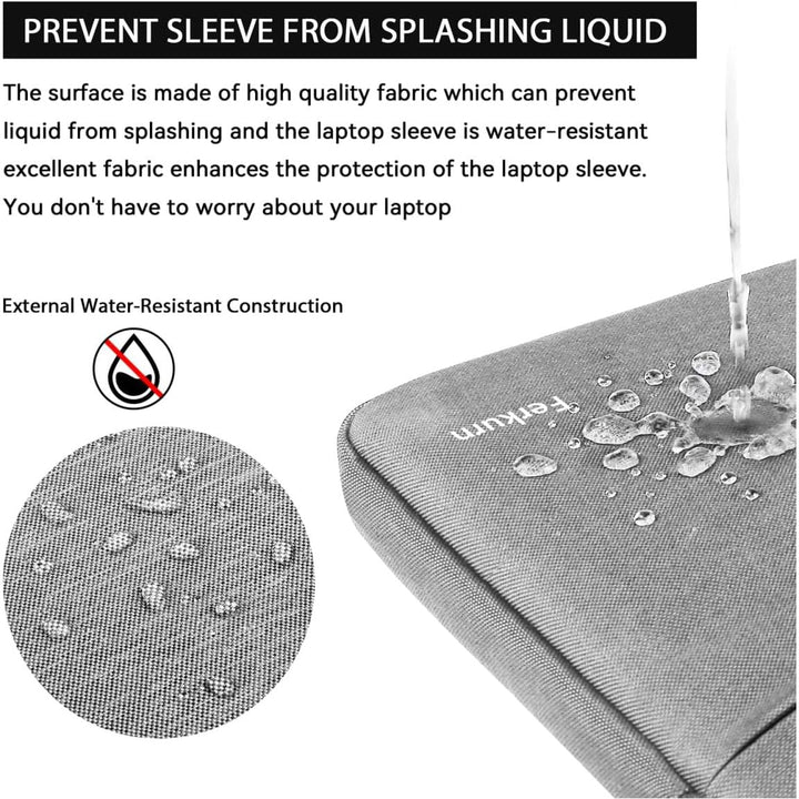 Ferkurn Laptop Sleeve 14 inch Laptop Case 14 inch+ Compatible Macbook Pro 14 M3 Pro/Max M2 M1, HP Chromebook 14 Stream Pavilion Dell Inspiron XPS 14 Acer Swift Go 14 Lenovo, Laptop Bag 14 inch, Grey - Just Closeouts Canada Inc.