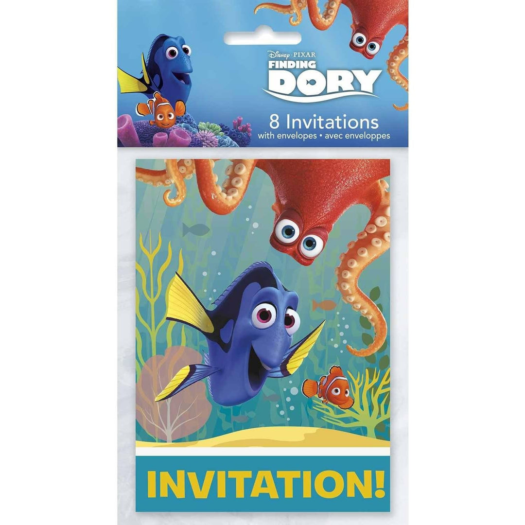 Finding Dory Invitations, 8ct - Just Closeouts Canada Inc.011179486540